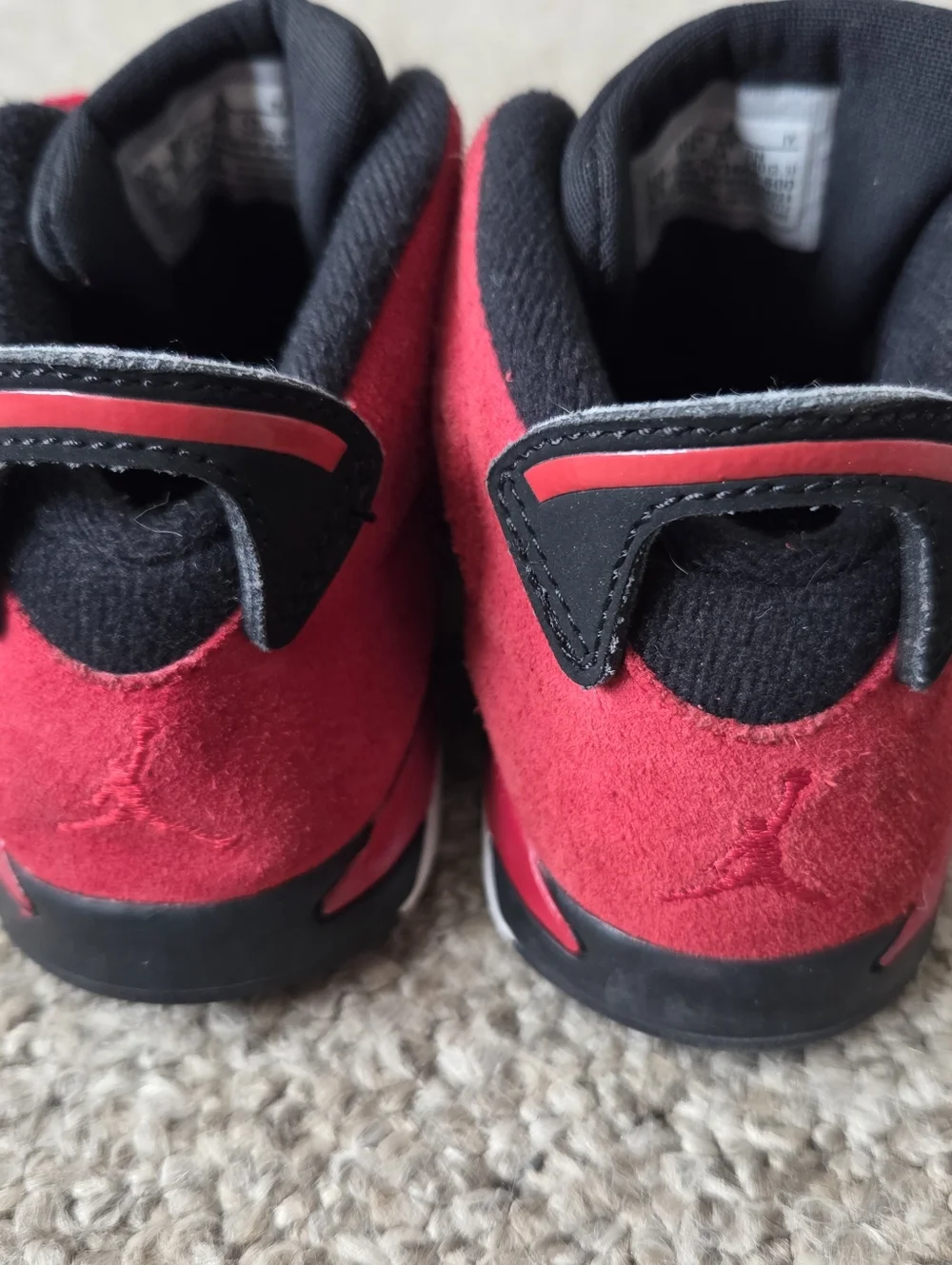 Nike‎ Toddler Size 8c Air Jordan 6 Retro Toro Bravo TD Varsity Red DV3606-600